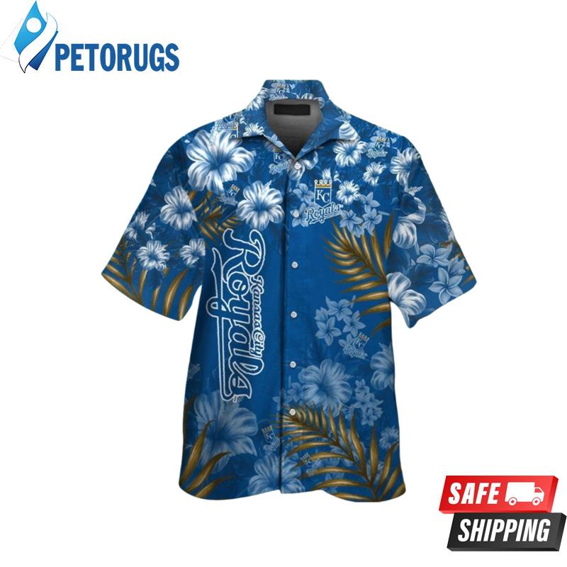 Kansas City Royals MLB Short Sleeve Button Up Hawaiian Shirt