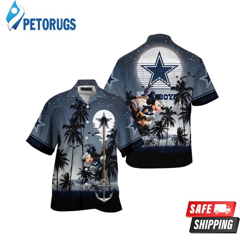 Limited Dallas Cowboys Mickey Starry Night Hawaiian Shirt