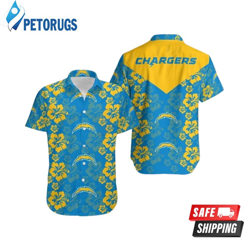 Los Angeles Chargers Flowers Shorts Summer Collection Hawaiian Shirt
