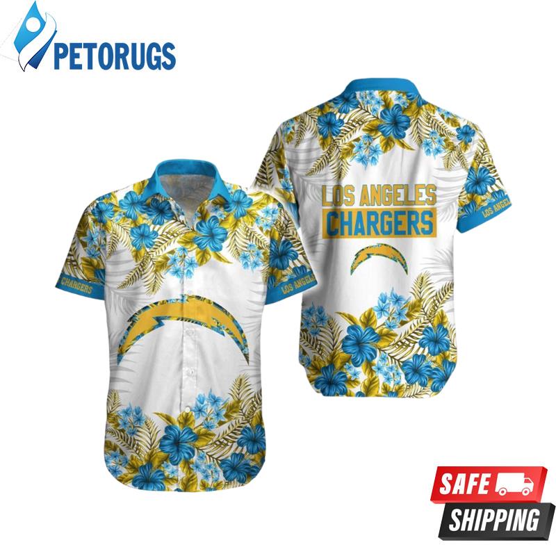 Los Angeles Chargers Short Combo Tropical Style Hawaiian Shirt