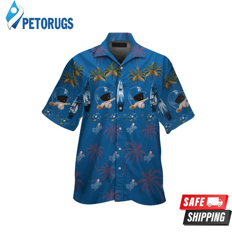 Los Angeles Dodgers MLB Coconut Short Sleeve Button Up Hawaiian Shirt