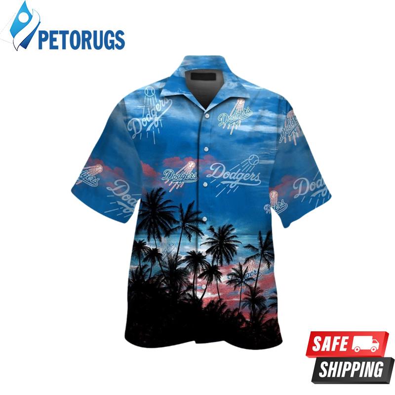 Los Angeles Dodgers MLB Short Sleeve Button Up Hawaiian Shirt