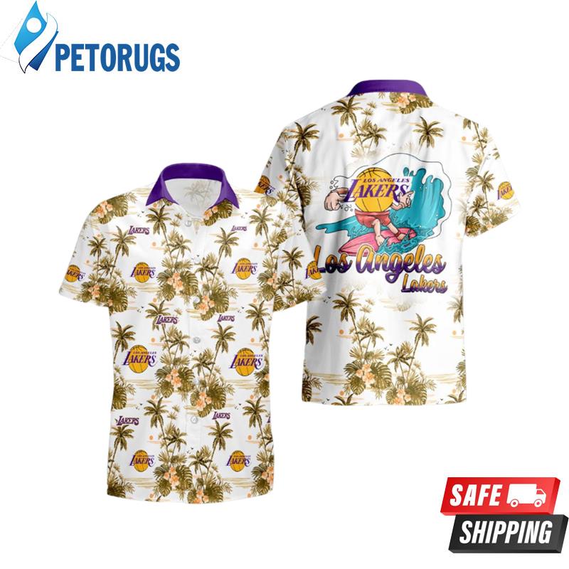 Los Angeles Lakers Vibrant Hawaiian Shirt