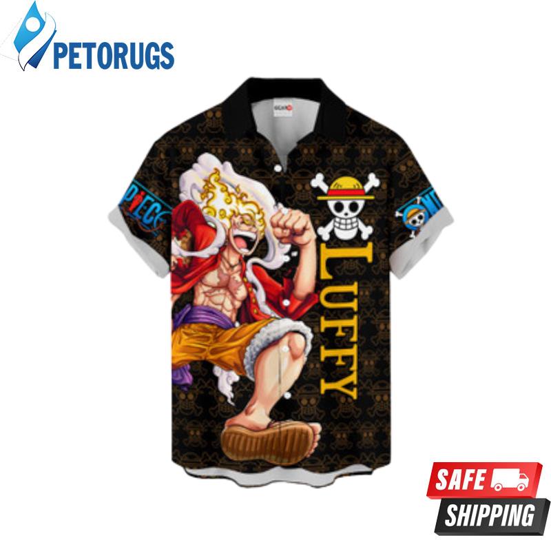 Luffy Gear 5 Custom Anime Hawaiian Shirt