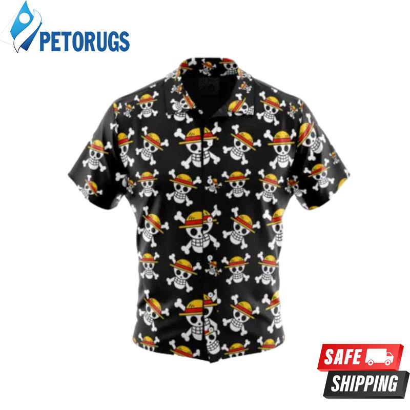 Luffy One Piece Button Up Hawaiian Shirt