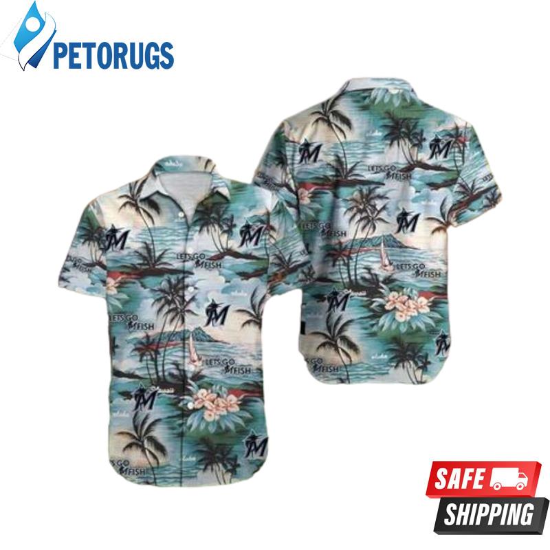 MLB Miami Marlins Aloha Beach Gift For Summer Vacation Hawaiian Shirt