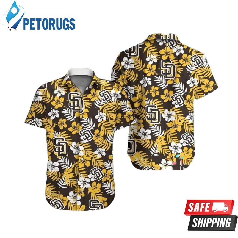 MLB San Diego Padres Hibiscus Pattern Trendy Summer Hawaiian Shirt