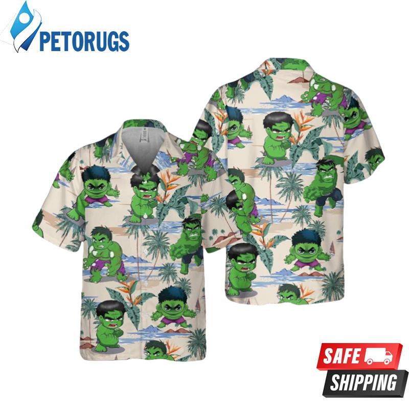 Marvel Hulk 3D Hawaiian Shirt
