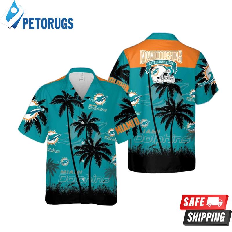 Miami Dolphins NFL Coconut Hawaiian Shirt