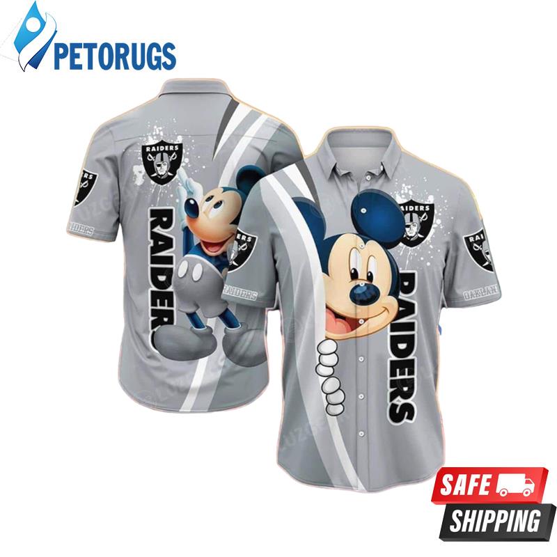 Mickey Mouse Disney Las Vegas Raiders NFL Hawaiian Shirt
