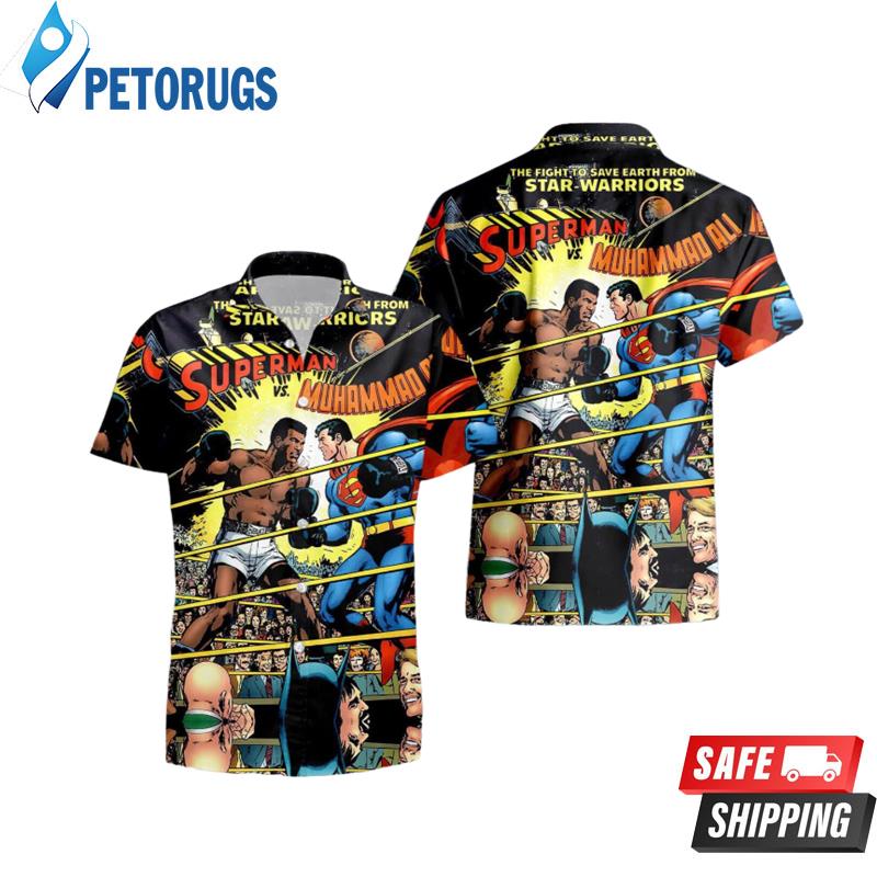 Muhammad Ali vs Superman Hawaiian Shirt