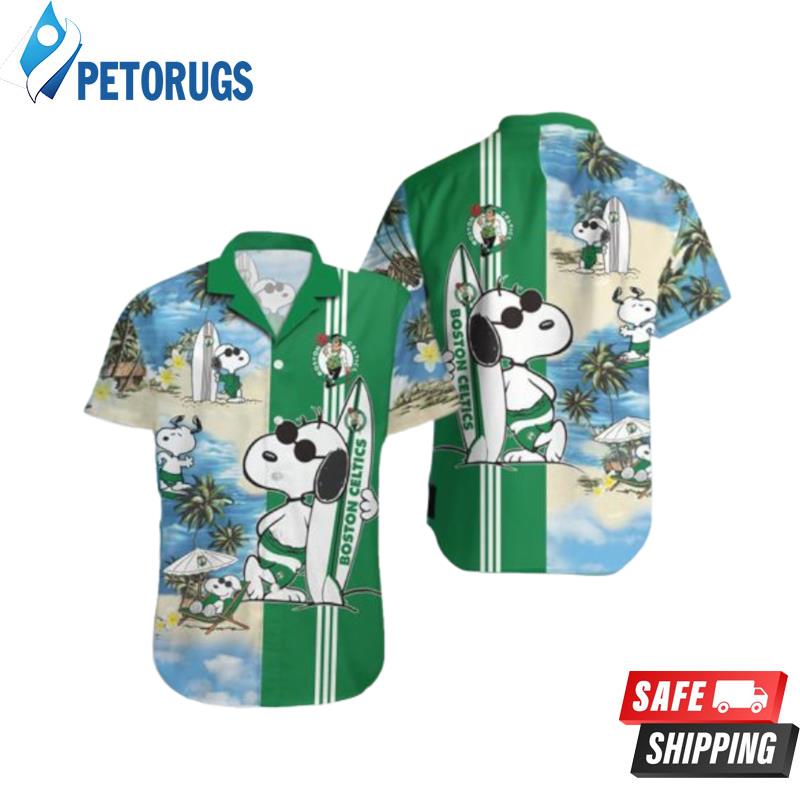 NBA Boston Celtics Snoopy Boston Celtics Hawaiian Shirt