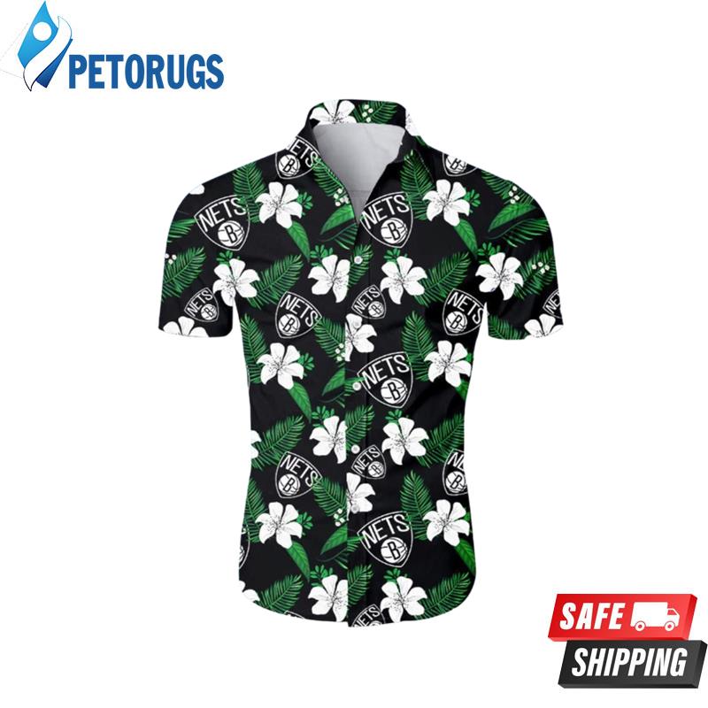 NBA Brooklyn Nets Tropical Flowers Hawaiian Shirt