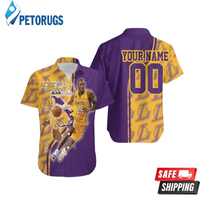 NBA Los Angeles Lakers Custom Name Number Kobe Bryant Hawaiian Shirt