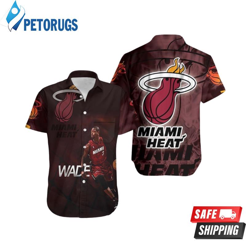 NBA Miami Heat Dwyane Wade 3 Running Legend Hawaiian Shirt