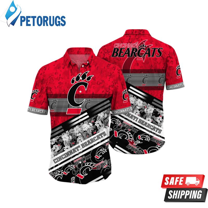 NCAA Cincinnati Bearcats Red Grey Hawaiian Shirt