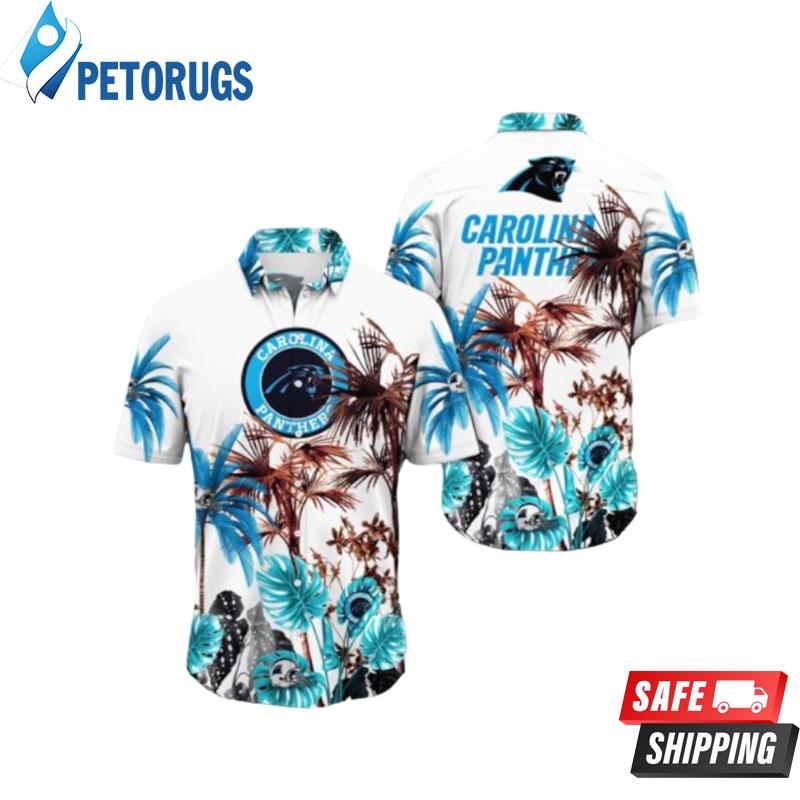 NFL Carolina Panthers Palm Tree Aloha Hawaiian Shirt