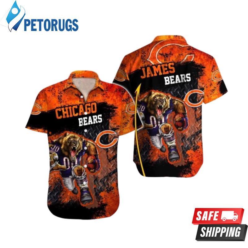 NFL Chicago Bears Football Custom Name Hawaiian Shirt