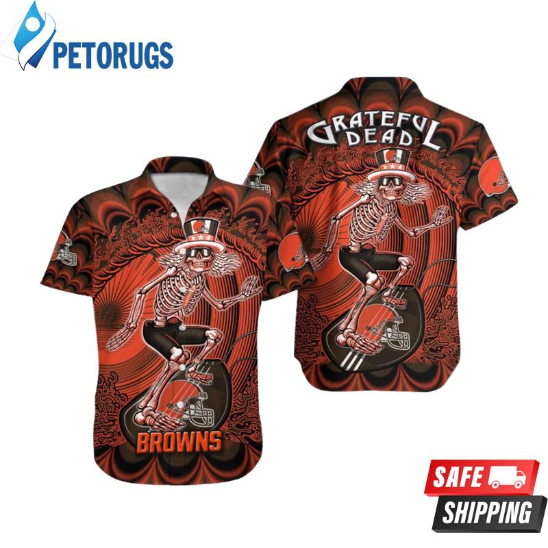 NFL Cleveland Browns Grateful Dead Hawaiian Shirt