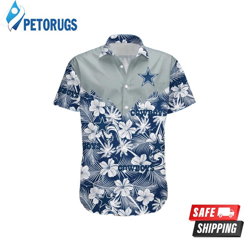 NFL Dallas Cowboys Tropical Flower Hawaiian Shirt