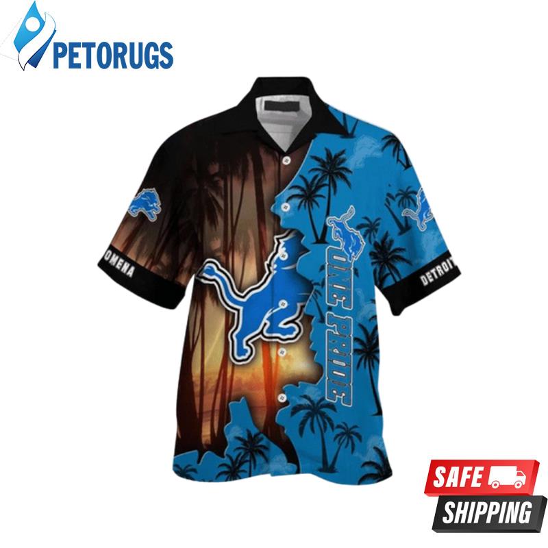 NFL Detroit Lions Customize Your Name Hawaiian Shirt