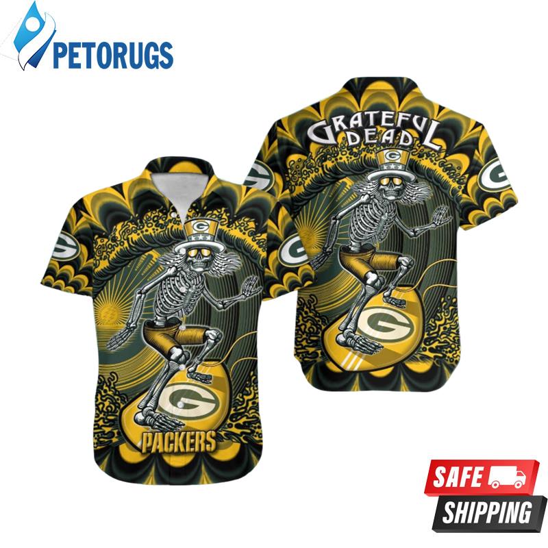 NFL Green Bay Packers Grateful Dead Hawaiian Shirt