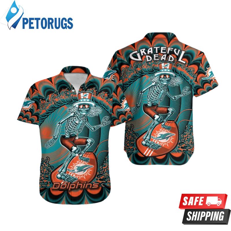 NFL Miami Dolphins Grateful Dead Hawaiian Shirt