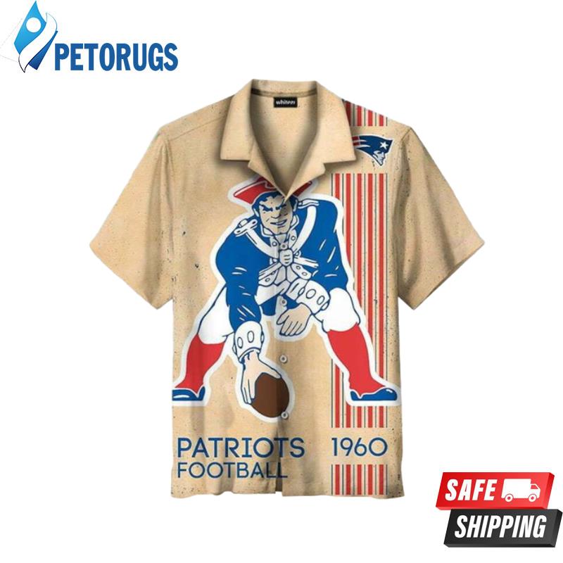 NFL New England Patriots Football 1960 Hawaiian Shirt