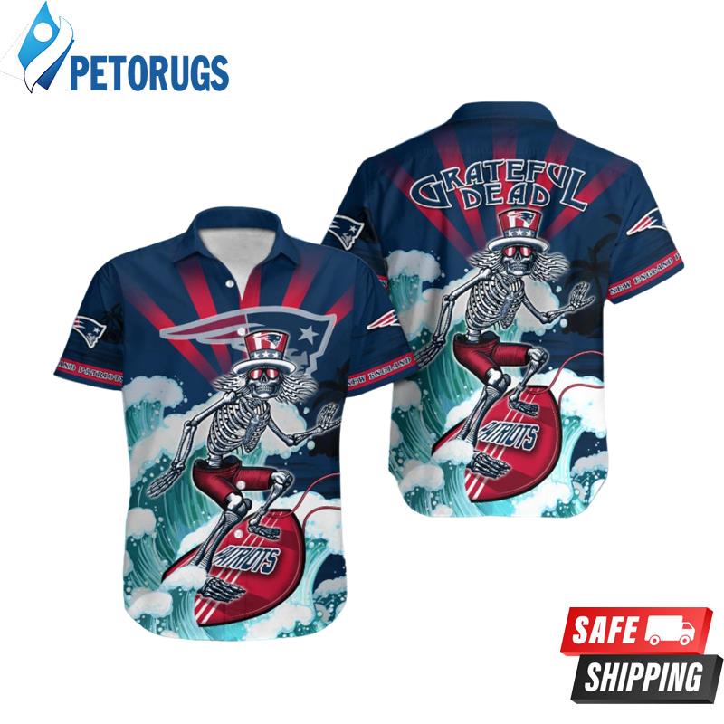 NFL New England Patriots Grateful Dead Hawaiian Shirt