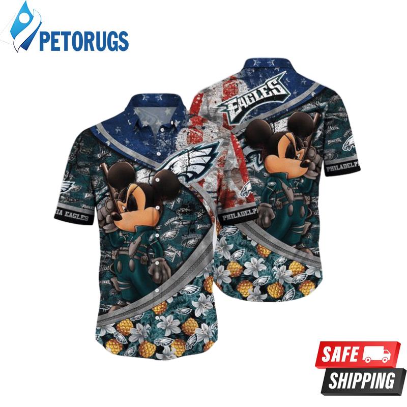 NFL Philadelphia Eagles Mickey Mouse Hawaiian Shirt