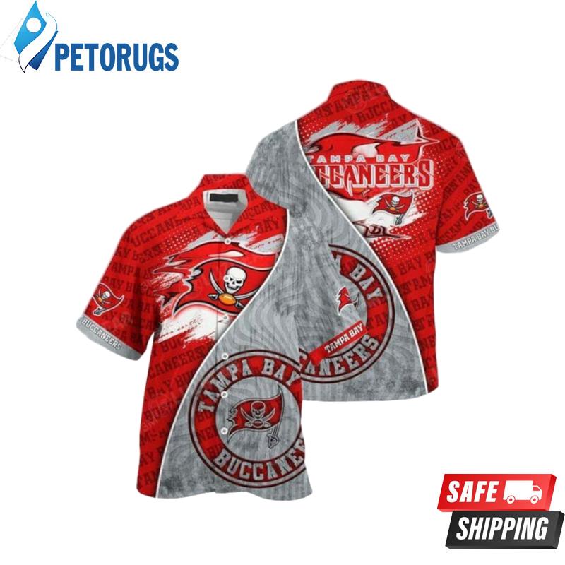 NFL Tampa Bay Buccaneers Red Grey Hawaiian Shirt