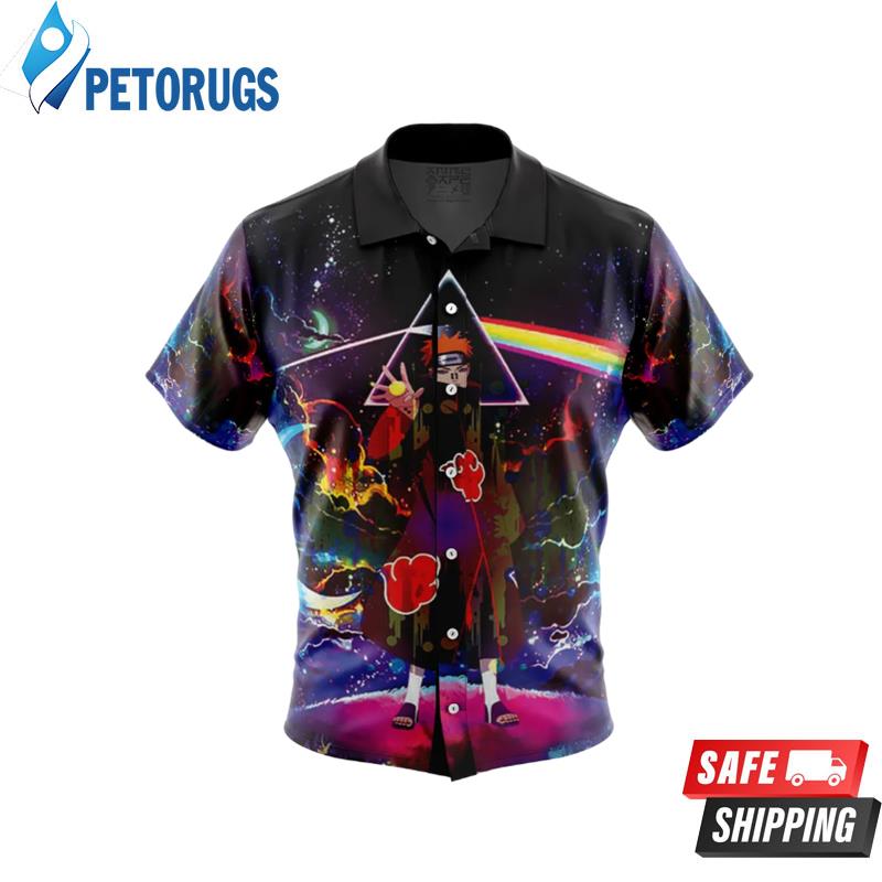 Naruto Akatsuki Astral Led Pain Button Up Hawaiian Shirt