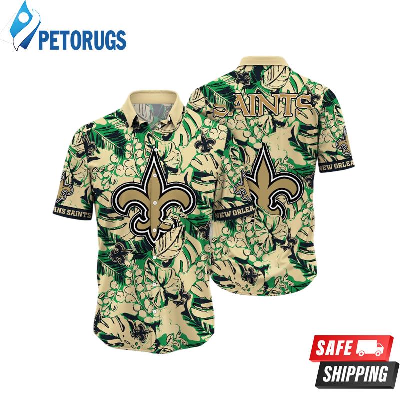 New Orleans Saints NFL Pool Days Aloha Hawaiian Shirt