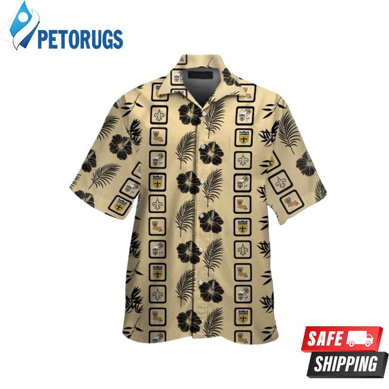 New Orleans Saints Short Sleeve Hawaiian Shirt