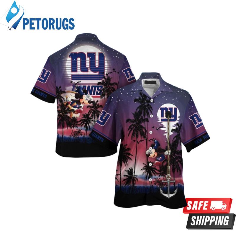 New York Giants Mickey NFL Summer Hawaiian Shirt