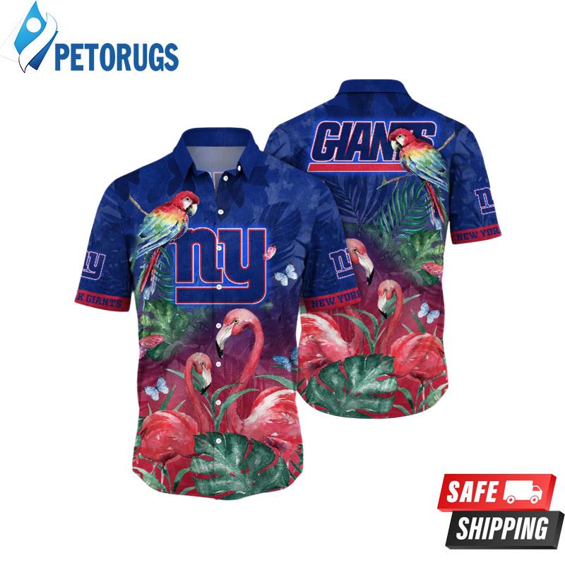 New York Giants NFL Flamingo Hawaiian Shirt