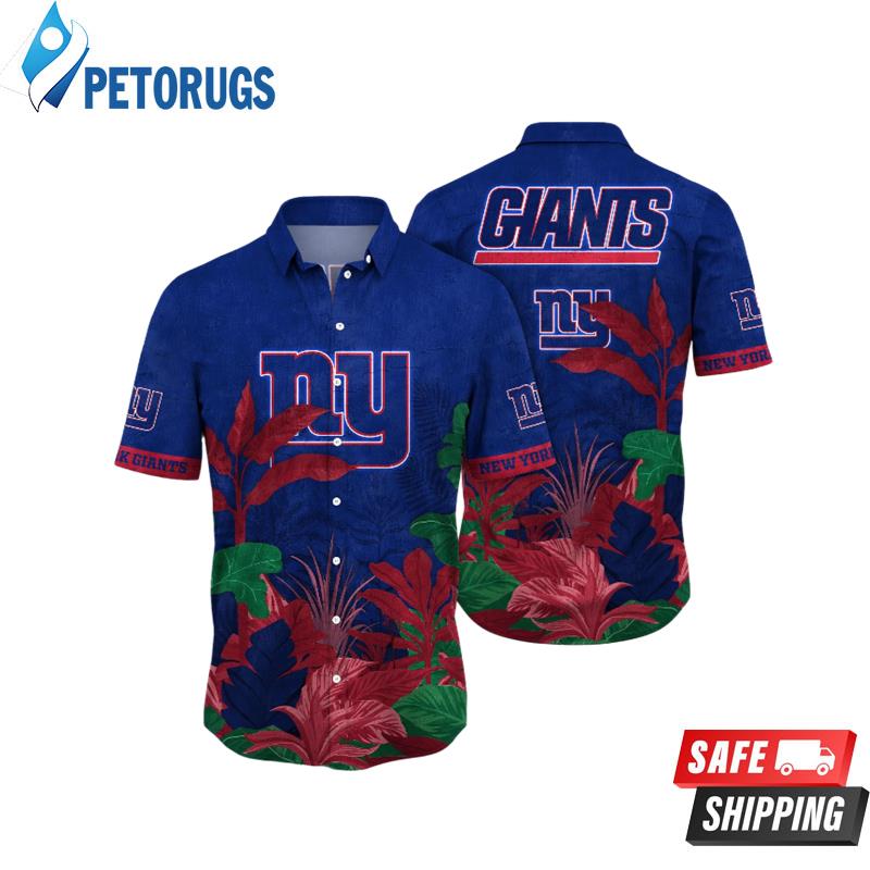 New York Giants NFL Sandcastles Aloha Hawaiian Shirt