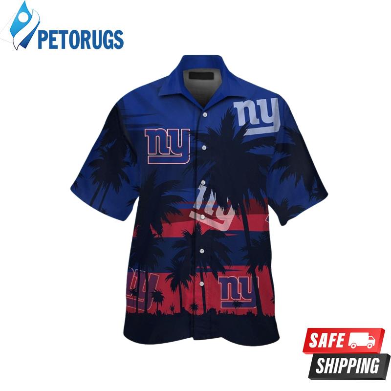 New York Giants Short Sleeve Hawaiian Shirt
