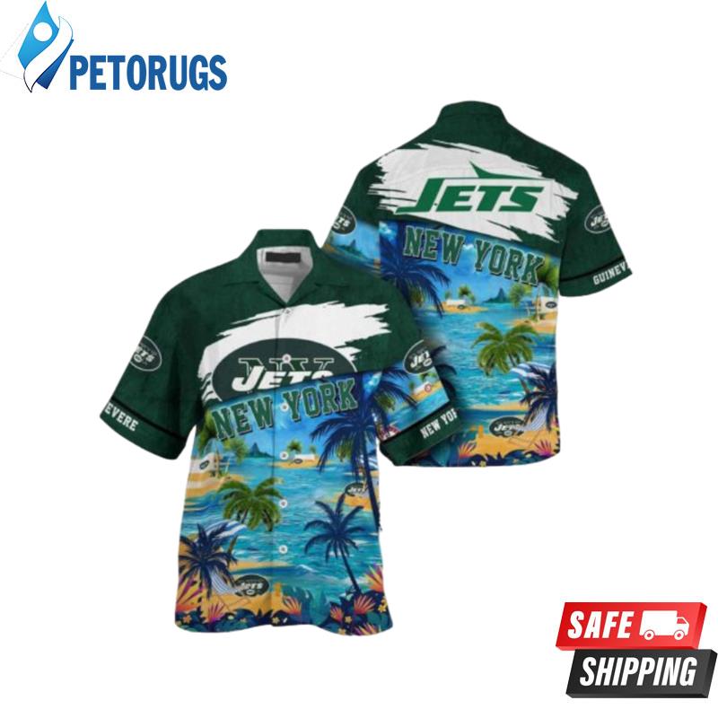 New York Jets NFL Customized Summer Hawaiian Shirt