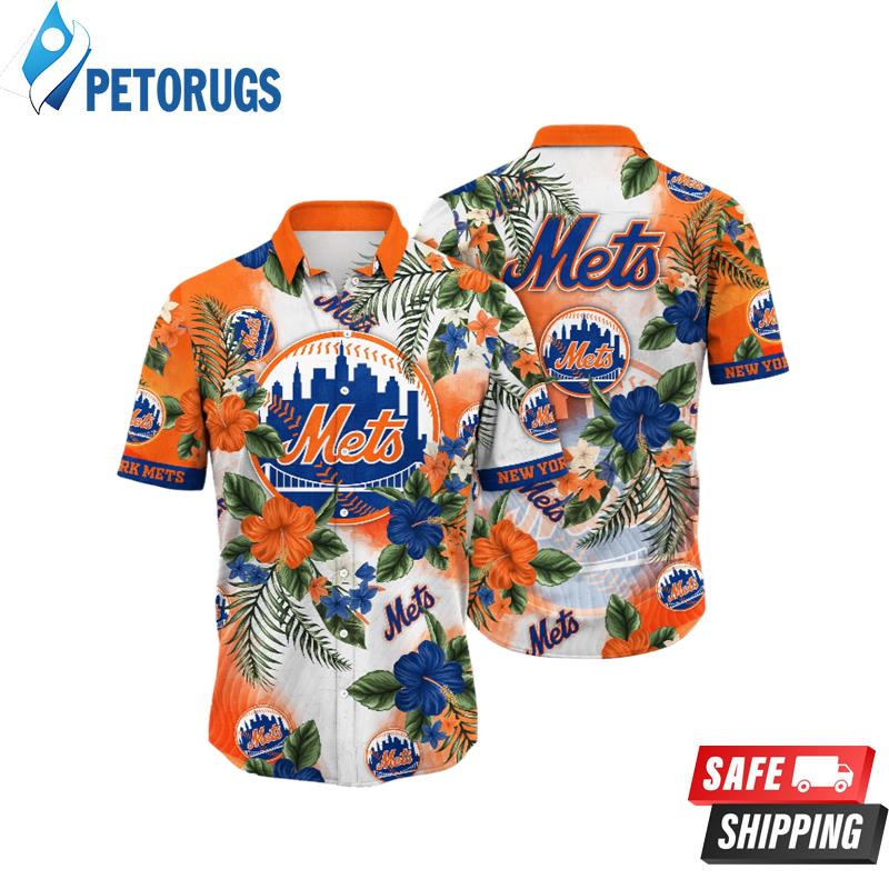 New York Mets MLB Hot Seasontime Aloha Hawaiian Shirt