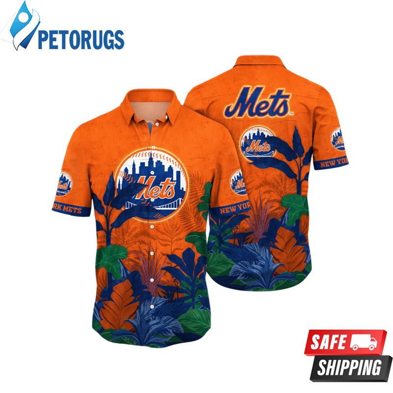 New York Mets MLB Sunsets Aloha Hawaiian Shirt