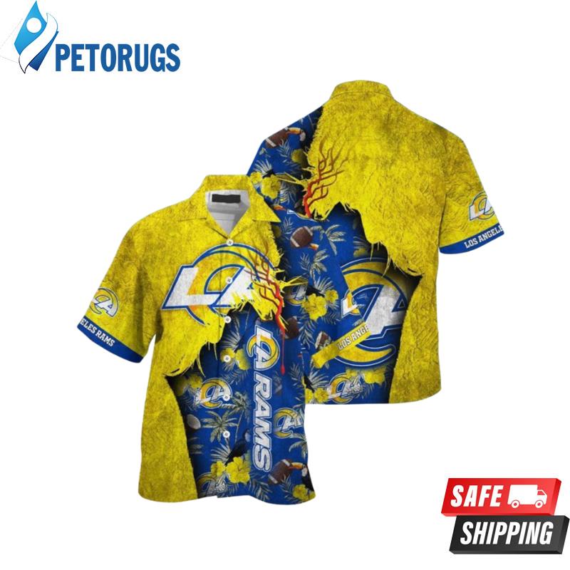 Nfl Los Angeles Rams Tropical Best Gift For Fans Trendy Hawaiian Shirt