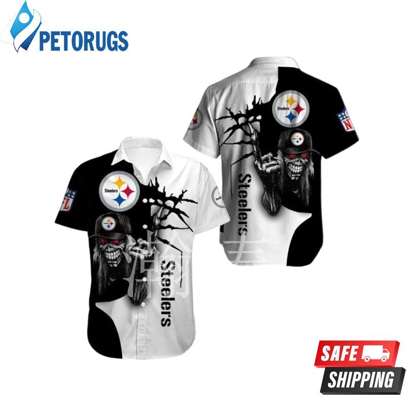Nfl Pittsburgh Steelers Button Up Hawaiian Shirt
