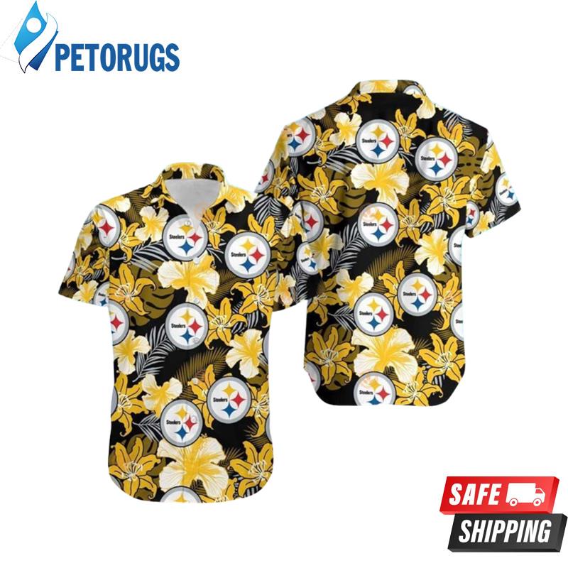 Nfl Pittsburgh Steelers Flower Hawaiian Shirt