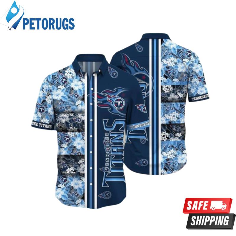 Nfl Tennessee Titans Tropical Navy Blue Trendy Hawaiian Shirt