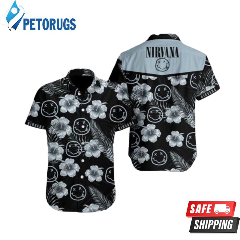 Nirvana Band Tropical Pattern Hawaiian Shirt