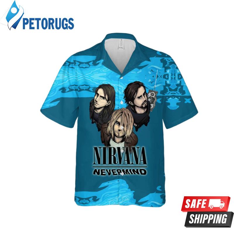 Nirvana Merch Nevermind Art Rock Music Cuban Hawaiian Shirt