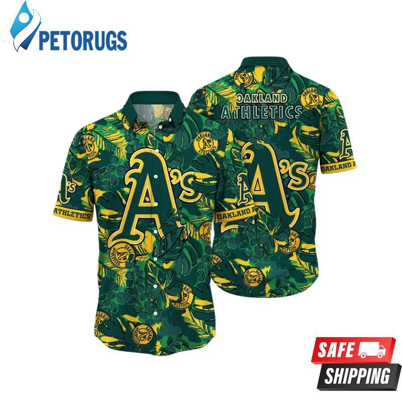 Oakland Athletics MLB Parasols Aloha Hawaiian Shirt