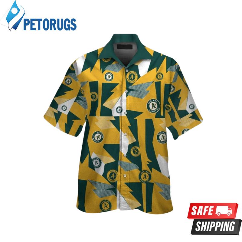 Oakland Athletics MLB Short Sleeve Button Up Hawaiian Shirt