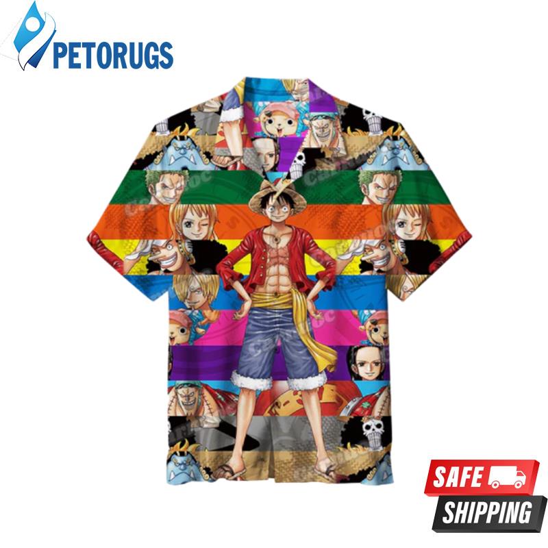 One Piece  Hawaiian T Shirt Hawaiian Shirt